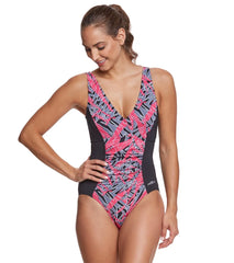 Dolfin Aquashape Women's St Lucia Shirred One Piece Swimsuit