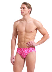 Arena Men's Floral Brief Swimsuit