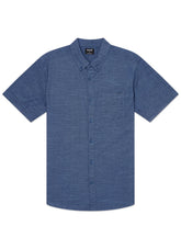 Hurley Men's One And Only Stretch Short Sleeve Button-Up Shirt