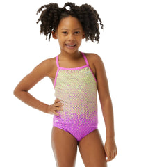 TYR X Simone Manuel Girls' Galactic Glow Diamondfit One Piece Swimsuit