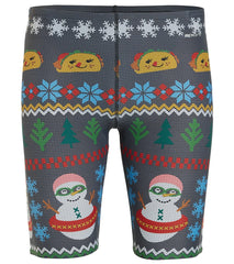 Sporti Granny Sweater Snowman Tacos Jammer Swimsuit