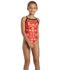 Sporti x Alex Walsh Boho Bandana Thin Strap One Piece Swimsuit Youth (22-28)