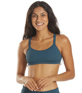 Sporti Active Ribbed Double Cross Workout Bikini Top
