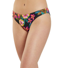 Hurley Women's Fiji Fantasy Reversible Moderate Bikini Bottom