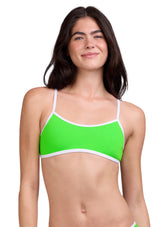 JOLYN Women's Jocelyn Contrast Bikini Top