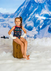 Sporti Granny Sweater Woodland Thin Strap One Piece Swimsuit (22-44)