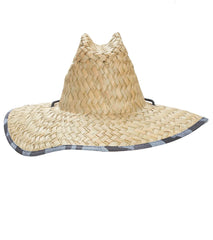 Xcel Unisex Sunset Point Straw Hat with Grey Camo Print