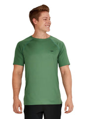 Speedo Active Men's Solid Easy Short Sleeve Swim Shirt