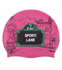 Sporti Paris Champs-Elysees Silicone Swim Cap