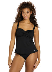 TYR Women's Solid Durafast Elite Twisted Bra Tankini Top