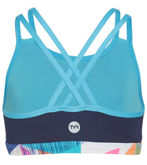 TYR Girls' Jigsaw Olivia Bikini Top (Little Kid, Big Kid)
