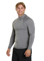 Xcel Men's Heathered Premium Stretch Performance Fit Hoodie UV