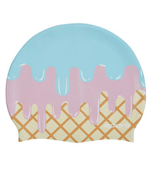 Sporti Ice Cream Scoop Silicone Swim Cap