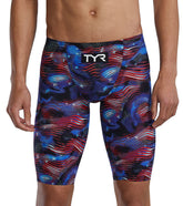 TYR Men's Avictor 2.0 USA High Waist Jammer Tech Suit Swimsuit