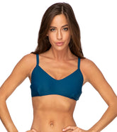 Azura Women's Azura Pique Bralette Bikini Top (DD/E Cup)