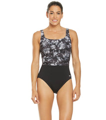 TYR Women's Boca Scoop Neck Controlfit Chlorine Resistant One Piece Swimsuit