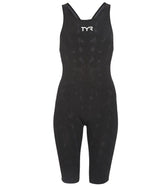 TYR Women's Venzo Phantom Genesis Open Back Kneeskin Tech Suit Swimsuit