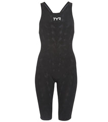 TYR Women's Venzo Phantom Genesis Open Back Kneeskin Tech Suit Swimsuit