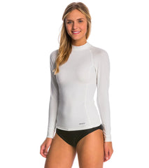 Sporti Women's Solid L/S UPF 50+ Sport Fit Rash Guard