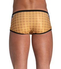 Arena Men's 50th Anniversary Gold Low Waist Square Leg Swimsuit