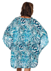 Jantzen Women's Palm Camouflage Madison Handkercheif Kimono Cover Up