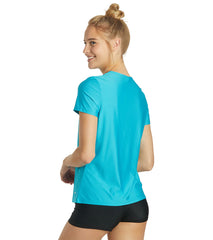 Sporti Women's S/S UPF 50+ Comfort Fit Rash Guard