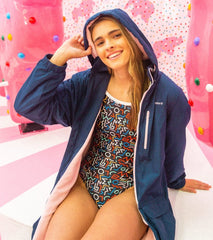 Sporti x Shaine Casas Unisex Navy Blue Team Parka