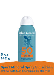 Blue Lizard Sport Mineral SPF50 Sunscreen Spray 5 oz