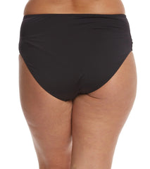 Tommy Bahama Plus Size Side Shirred High Waist Bikini Bottom
