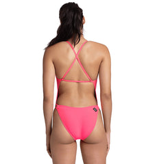 JOLYN Women's Alyssa Solid One Piece Swimsuit