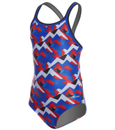 Dolfin XtraSleek Eco Girls' Denali DBX Back One Piece Swimsuit
