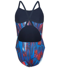 Sporti HydroLast Artsy Thin Strap One Piece Swimsuit Youth (22-28)
