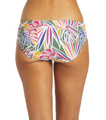 Sporti Active Tropical Palm Hipster Workout Bikini Swim Bottom