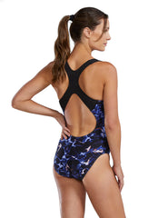 TYR Women's Print Neuron Durafast Elite Racerback Controlfit One Piece Swimsuit