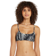 Volcom Women's Stay Or Leaf Scoop Bikini Top