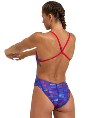 Arena Women's Slow Motion Xcross Back One Piece Swimsuit