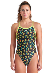 Arena Women's Olives Xcross One Piece Swimsuit