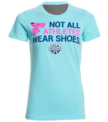 USA Swimming Women's Athletes Crew Neck T-Shirt