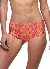 prAna Women's Tropic Kiss Checker Hipster Swim Shorts