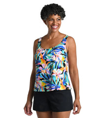 Maxine Women's Sunset Isle Scoop Tankini Top