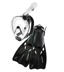 Cressi Baron & Tonga Mask & Fin Snorkel Set