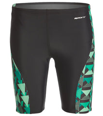 Sporti Polyester Off The Block Piped Splice Jammer Swimsuit