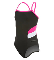 Sporti HydroLast Splice Thin Strap One Piece Swimsuit Youth (22-28)