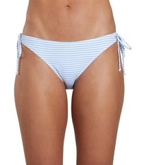 Snapper Rock Women's Powder Blue Sustainable Stripe Bikini Bottom