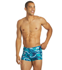 Sporti Great Wave Square Leg Swimsuit