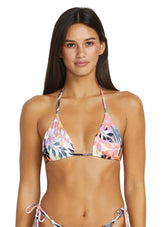 Volcom Women's Print Tropicabana Triangle Bikini Top