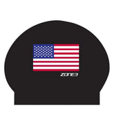 Zone3 Silicone Swim Cap USA