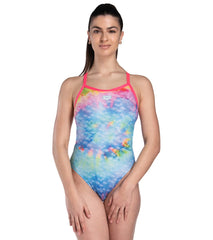 Arena Women's Tie Dye Challenge Back One Piece Swimsuit
