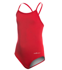 Dolfin Youth Reliance Solid V-Back One Piece Swimsuit