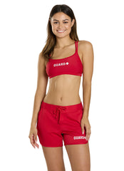 Sporti Guard Women's Solid 4" inseam Board Short
